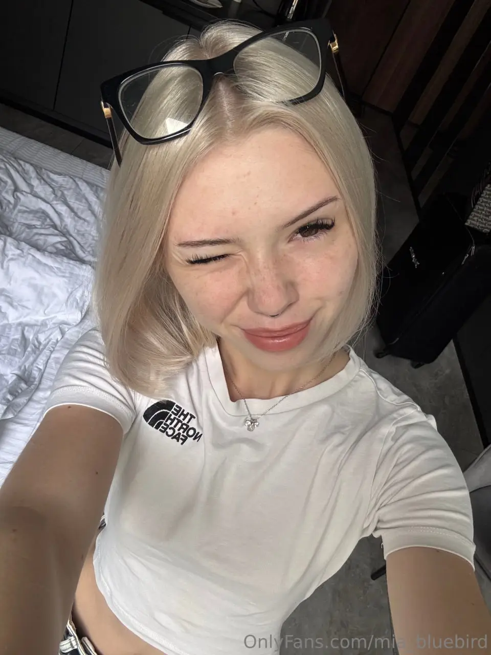 Mia_bluebird в прозрачном белье | Блондинка OnlyFans — фото 8
